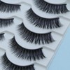 FOMIYES 15pairs Individual Eyelashes Long Thick Fake Lashes Natural Look