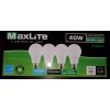 Maxlite 40w Equivalent LED 4 Daylight Bulbs 5000k Dimmable A19