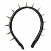 BaBakiak Spiky Leather Headband Punk, Emo Headband for Women, Spiked