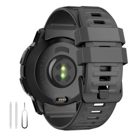 U-LIMVE Watch Band for Garmin Instinct 2X Solar Tactica/Instinct 2X Solar, 26mm Silicone Replacement Watch Strap