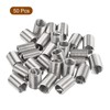 sourcing map 50Pcs Helical Threaded Inserts, M10-1.5x2.5D 304 Stainless Steel