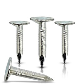 (500-Pack) 3/4-Inch Galvanized Roofing Nails Professional Grade - .75 Inch Used to fasten roofing felt, asphalt singles & insulation board (500)