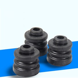 NUHFUFA 3 Packs Rubber Pad Shock Absorber, 21mm x 36mm x 36mm Air Compressor Rubber Feet Anti-Vibration Non-Slip Foot Pads for Air Conditioner Compressor