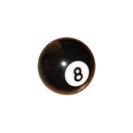 Supapro Number 8 Pool Ball - 2 inch