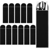 Weewooday 12 Pieces Anti-tarnish Silverware Storage Bags - Velvet Flatware