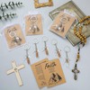 Sureio 20 Sets Mustard Seed Keychain Mustard Seed Faith Gifts