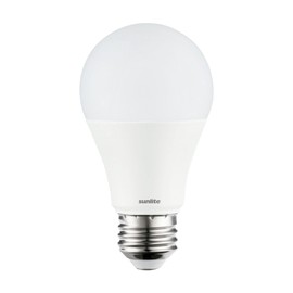 Sunlite 70324 3-Way LED A19 Light Bulb, 5/9/15 Watts (40W 60W 100W Equivalent), 500-1000-1600 Lumens, Medium E26 Base, Omni-Directional, ETL Listed, Frost, 4000K Cool White, 1 Count
