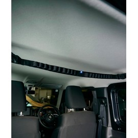 GORDON MILLER Car Hanging Strap, Black, 1646572