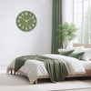 Wall Clock, Stylish, Silent, Wall Clock, Continuous Second Hand, Woodgrain