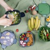 Greentainer Lunch Box Lightweight Bento Box with 1 Fork, Salad