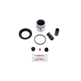 Bigg Red - Front Brake Caliper Repair Seal Kit & Piston - Compatible with 3 Series E36, 3 Series E46, Z3, 318 Petrol E46, 318i E36, etc…