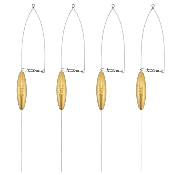 Dr.Fish 4 Pack Bottom Bouncer for Walleye Rigs, Trolling Weight