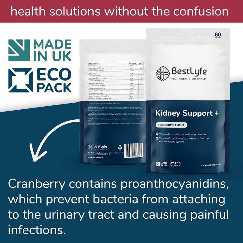 BestLyfe Kidney Support+ Supplement | 14 Nutrients & Vitamins |
