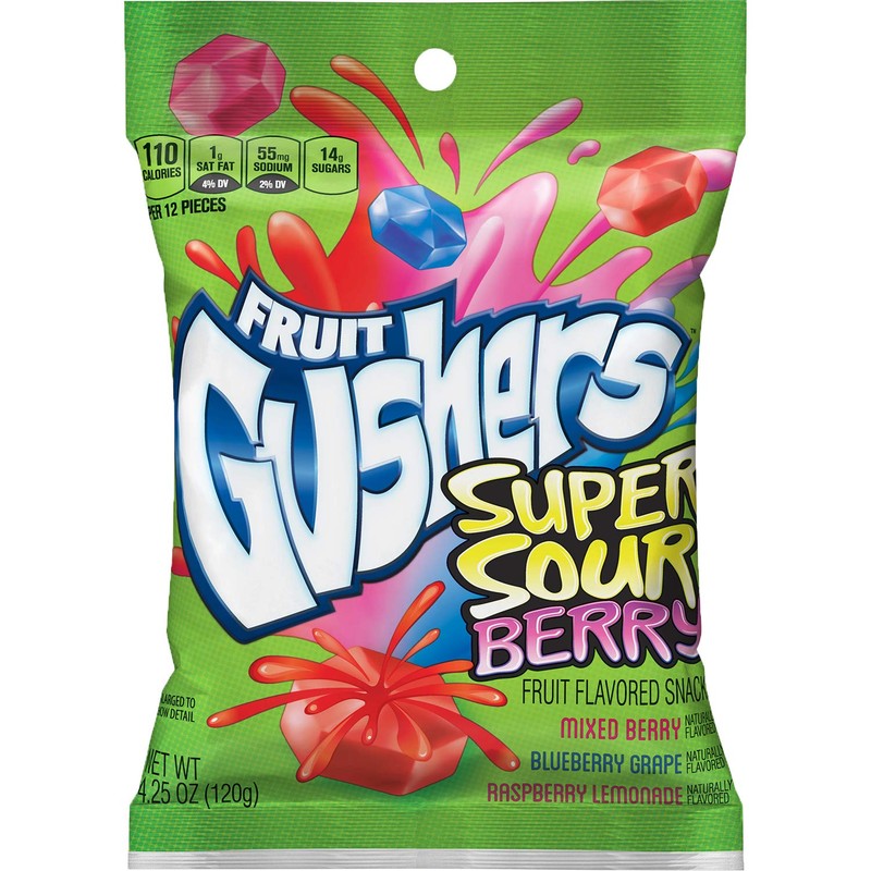 Fruit Gushers Variety 2-Pack, Super Sour Berry and Flavor Mixers
