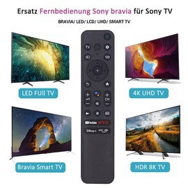 MYHGRC Ersatz Fernbedienung Sony bravia für Sony TV, Sony Fernbedienung für Sony Fernseher kompatibel mit Allen Sony TV-Fernbedienungen