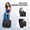 seyfocnia Rolling Laptop Bag,Rolling Briefcase for Women Detachable Trolley Computer