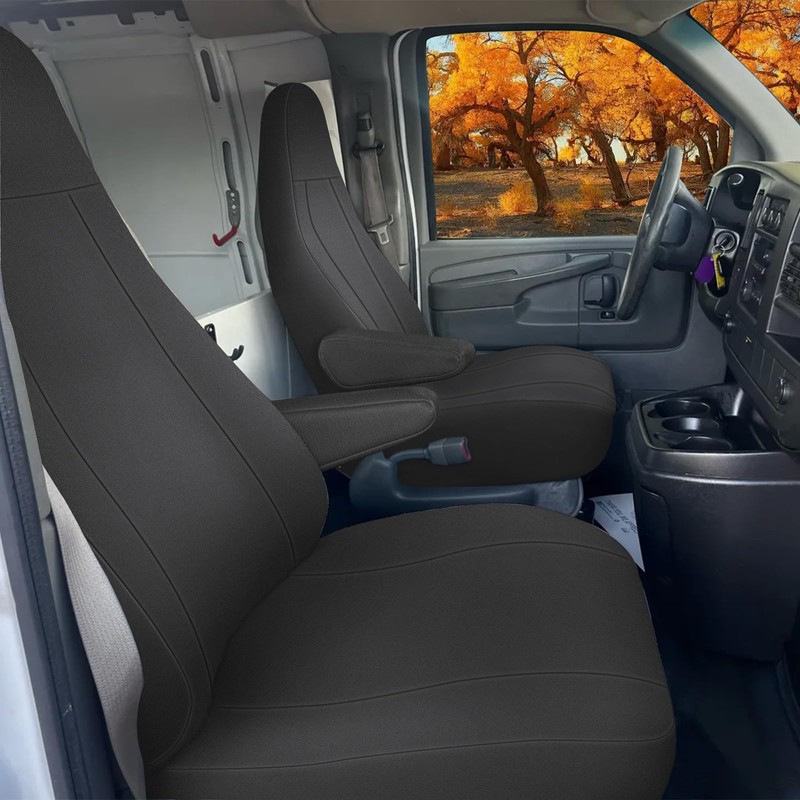 Seat Covers Replace for 1996-2009 Chevy Express/GMC Savanna Captain Chairs
