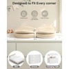 Baby Changing Pad with Waterproof & Wipe-Clean, Non-Slip Foldable PU
