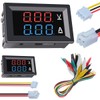 DAOKAI Digital Ammeter Voltmeter 100V 10A, Mini Digital Volt Amp
