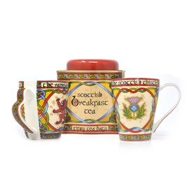 Royal Tara Set of 2 Scottish Cups and 1 Scottish Tea in bags