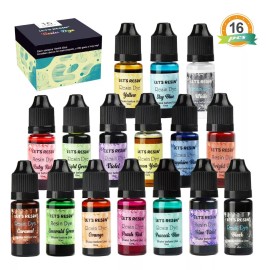 Let's Resin Pigmento Resina Epoxi - Tinte Resina Líquida 16 Color Diy