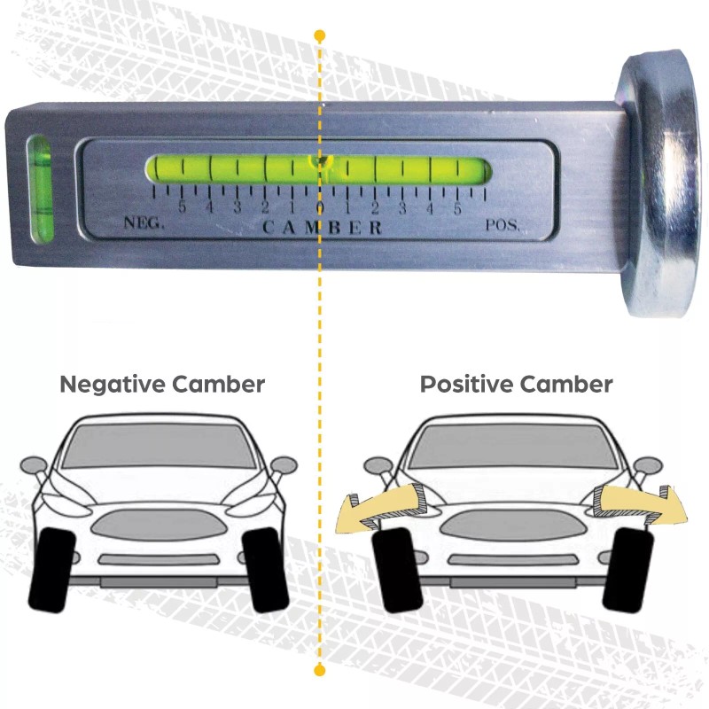 AUTOSOLO Magnetic Camber & Caster Gauge for Wheel Alignment