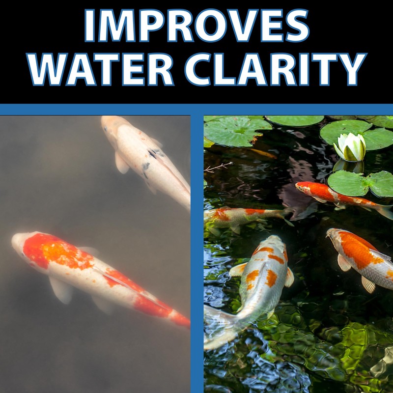 CrystalClear BioClarifier Small Pond & Water Garden Clarifier & Cleaner,