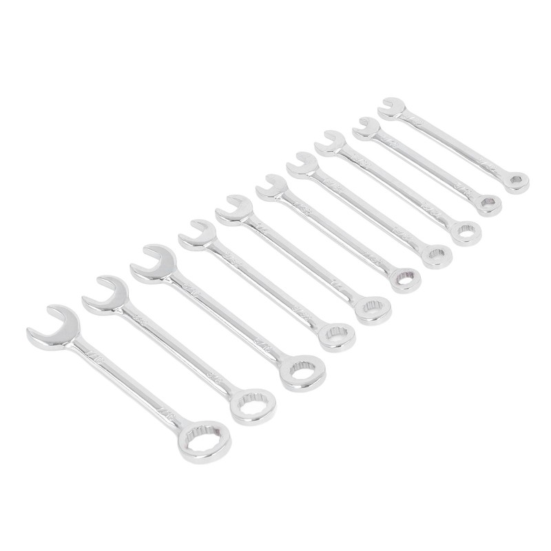 10PCS Wrench Set Chrome Vanadium Steel Flexible Mini Combination Wrench