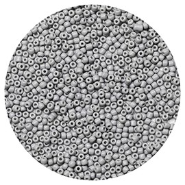 abalorio de vidrio de 3 mm a granel, 200 g (aproximadamente 7200 piezas) – abalorio redondas 8/0 para hacer joyas, arete, pulseras, collares