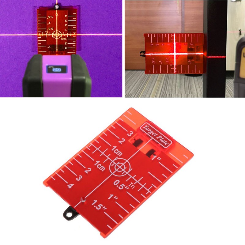 Freshsell Magnetic Red Target Plate for Rotary Cross Line Laser
