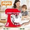 Bamboo Mixer Slider Compatible With Kitchenaid Stand Mixer,Easy-To-Move, Countertop-Protecting Mixer