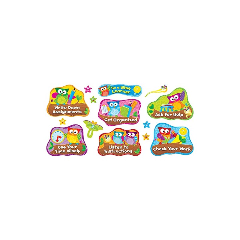 Owl-Stars!™ Study Habits Bulletin Board Set