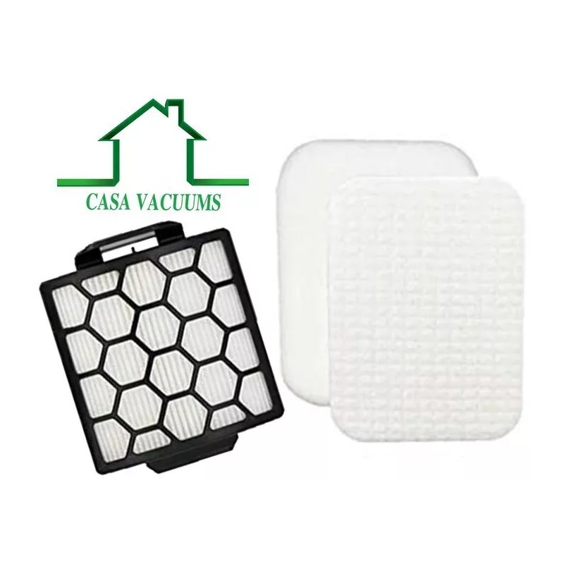 Casa Vacuums 1 HEPA + 2 Foam Filter for Shark