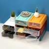 PATIKIL Small Stackable Storage Drawers, Stacking Drawers Mini Desk Bathroom