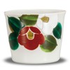 Sobachoko Stylish Kutani Ware Soba Boar Mouth, Red and White