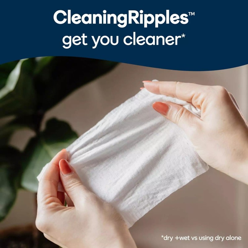 Cottonelle FreshFeel Flushable Wet Wipes for Adults 8 Flip Top