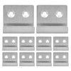 LOUZAGO 10 Pcs Wall Hanger, Stainless Steel Wall Mount Brackets