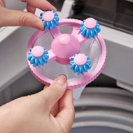 Hair Catcher Washer Machine | Conical Pet Lint Remover,Reusable Floating Hair Filtering Mesh Removal Lint Cleaning Tool for Laundry Daily Use Dogs Bathroom Travel Shower