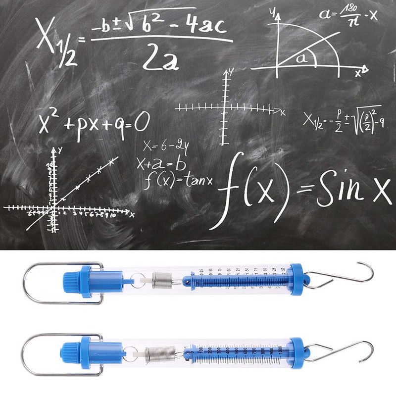 vsilay Labs Newton Force Meter Spring Scale Scale Labeled Transparent