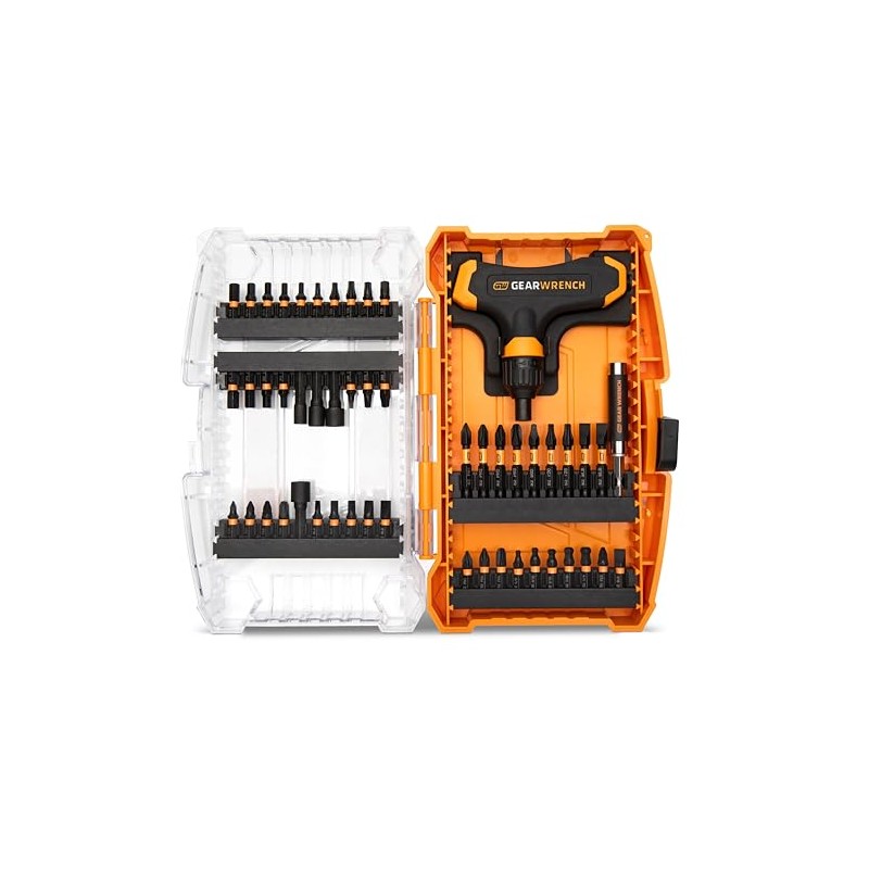 GEARWRENCH 51 Piece Micro Bit Set With Ratcheting T-Handle |