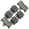 Caltric Front & Rear Brake Pads for Yamaha Grizzly 660