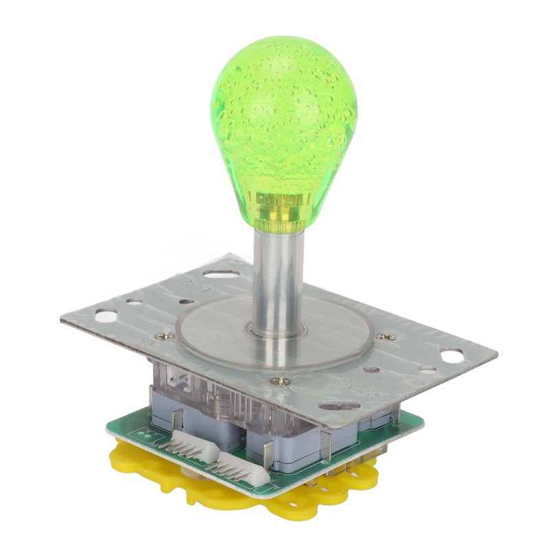 Arcade Joystick Kit Colorful 5 Pin Oval Crystal Fully Automatic