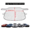 Car Windshield Cover Sunshade 9pcs Magnetic Windscreen Cover Sun Shade