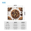 Mouses Pad Chocolate Cookie Mouses Mat Washable Non-Slip Mouses Mat
