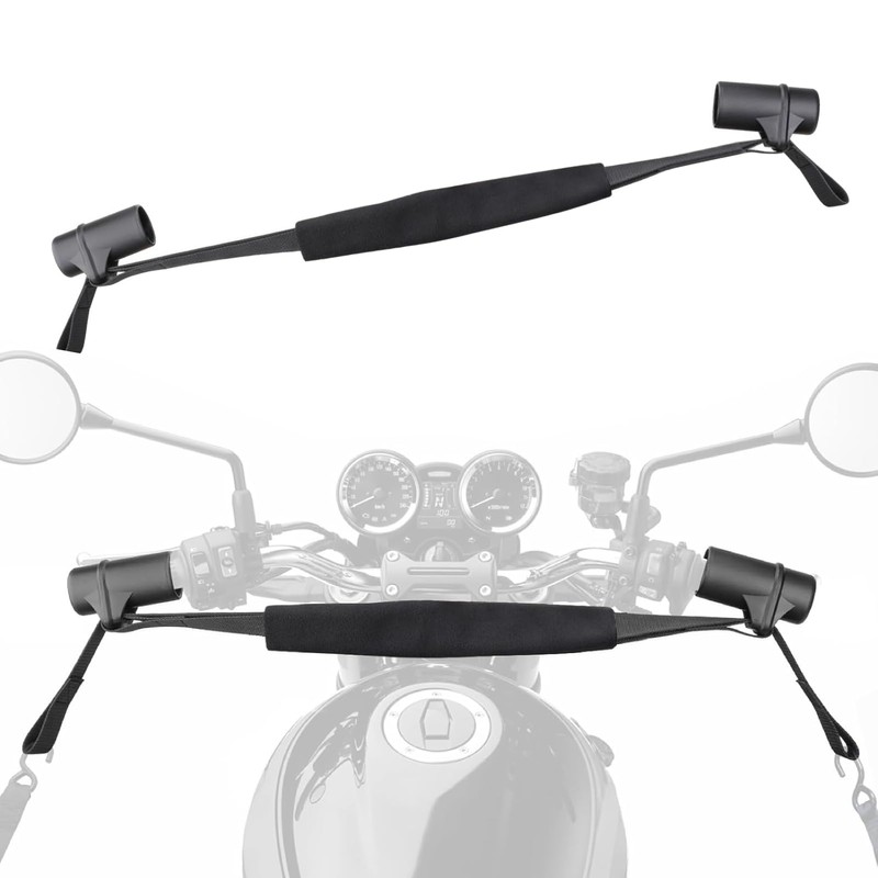 CTMAOYI Motorcycle Handlebar Straps for 32" Handlebars - Adjustable Tie