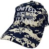 Black Duck Brand Embroidered Patriotic United We Stand Adjustable Baseball