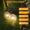 FANSANMY Outdoor Fairy Lights, 15 m Dimmable Fairy Lights Outdoor