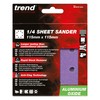 Trend Aluminium Oxide 1/4 Sheet 114 x 110mm 120 Grit