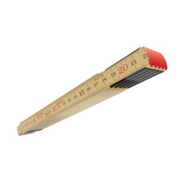 Hultafors 100004 2m"59-2-10" Folding Rule - White