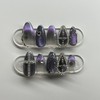 Double Cross Handmade Nail Tips - Long Coffin / 더블